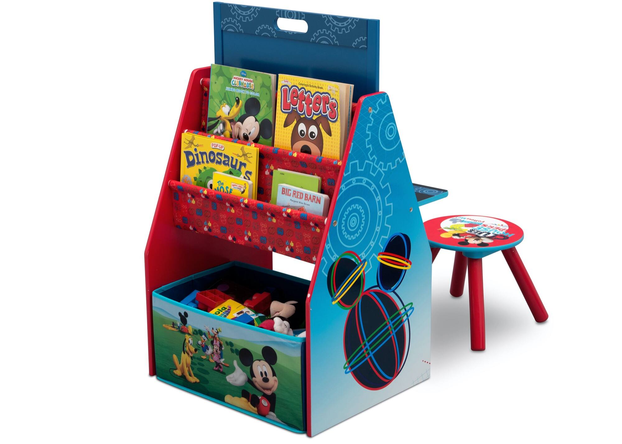 Delta Children Mickey Mouse Deluxe Kids Art Table & Easel